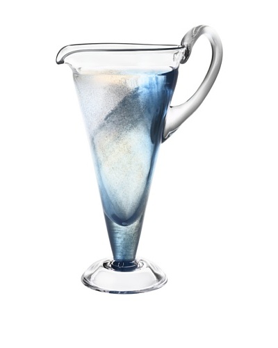 Kosta Boda Twister Jug, Blue