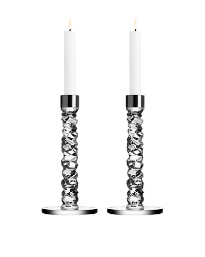 Kosta Boda Set of 2 Carat Candlesticks