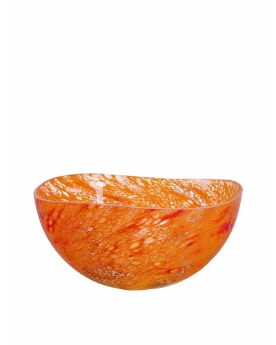 Kosta Boda Dino Bowl, Orange