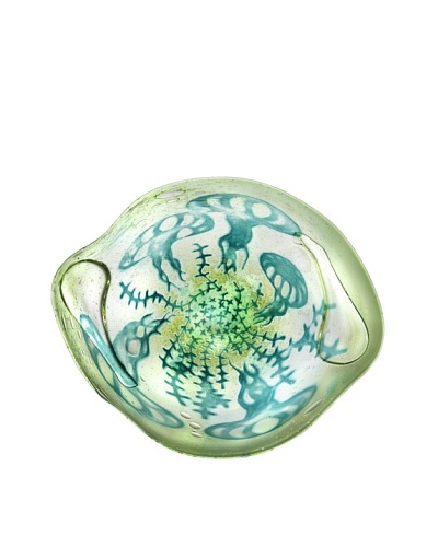 Kosta Boda Underworld Dish, Green