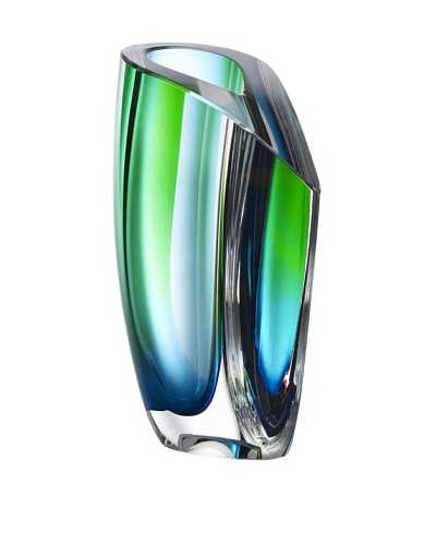 Kosta Boda Mirage Vase [Blue/Green]