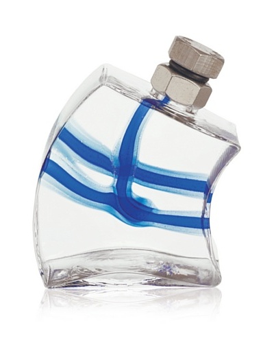 Kosta Boda Macho Decanter, Clear/Blue, Small