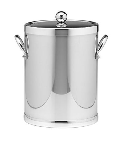 Kraftware Polished Chrome 5-Qt. Double Handled Ice Bucket