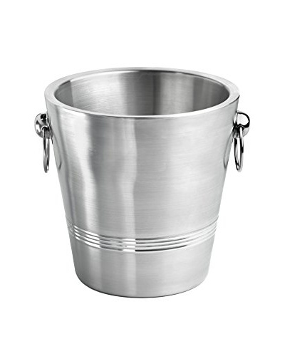 Kraftware Stainless Steel Double Wall Brushed 3-Qt. Champagne Bucket