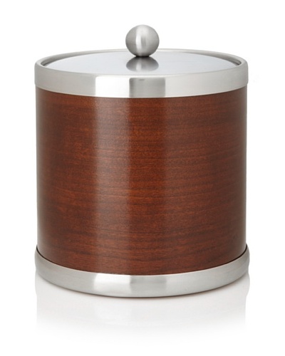 Kraftware American Artisan Wood Ice Bucket, Walnut, 3-Qt.