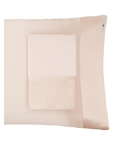 Kumi Kookoon Set of 2 Silk Pillowcases, Cotton Candy, 20″ x 32″