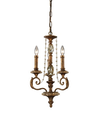 ELK Lighting Montavilla 3-Light Chandelier, Spanish Bronze