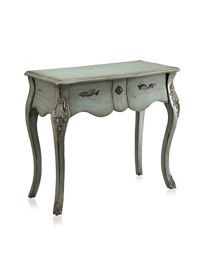 Coast to Coast Console Table, Cool Green Wash