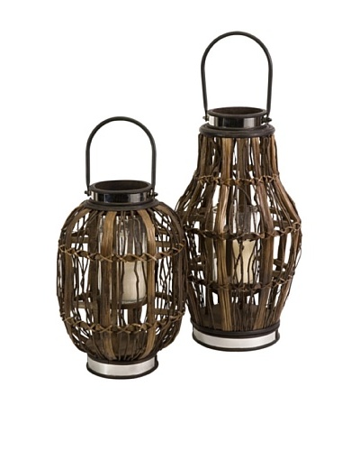 Set of 2 Saeram Hurricane Lanterns