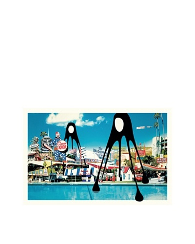 La La Land “Mini Vacation” Lithographed Poster with Silkscreened Varnish