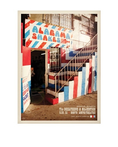 La La Land “Alabama Shakes September 2013” Lithographed Concert Poster