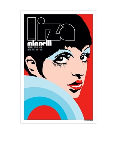 La La Land “Liza Minnelli at 2009 Hollywood Bowl” Lithographed Concert Poster