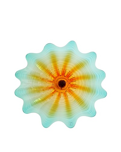 La Meridian Mouth-Blown Glass Wall Plate