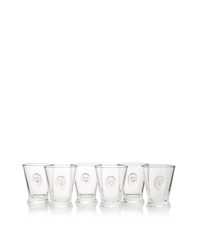 La Rochère Set of 6 Lion Décor 8.5-oz. Tumblers