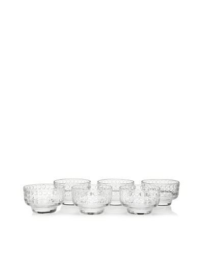 La Rochère Set of 6 Rondo Ice Cream Coupes, Clear, 11.5-Oz.