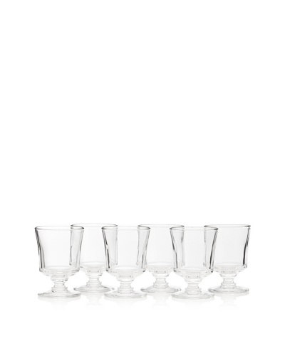 La Rochère Set of 6 Jacques Coeur Décor 7.5-Oz. Goblets