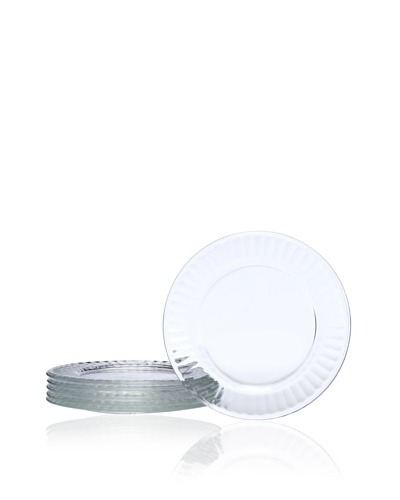 La Rochère Set of 6 Perigord Clear Dinner Plates