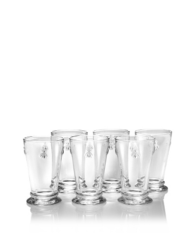 La Rochère Set of 6 Bee Décor Glasses, Clear