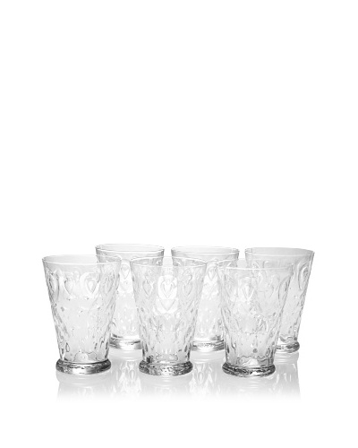 La Rochère Set of 6 Lyonnais Clear Tumblers