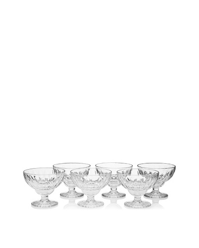 La Rochère Set Of 6 Classic Elise Footed Ice Cream Coupes, Clear, 14-Oz.