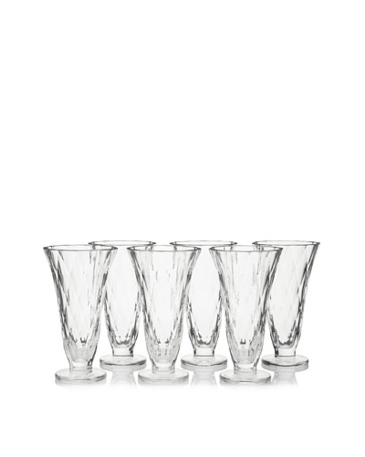 La Rochère Set of 6 Baikal Tall Ice Cream Coupes, Clear, 13-Oz.