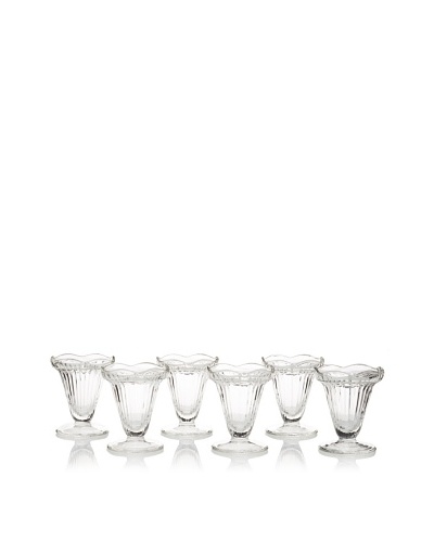 La Rochère Set of 6 Cadette Décor Tulip Ice Cream CoupesAs You See