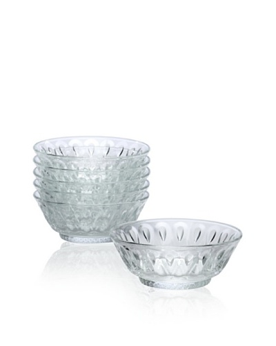 La Rochère Set of 6 Lyonnais Décor Dessert Bowls