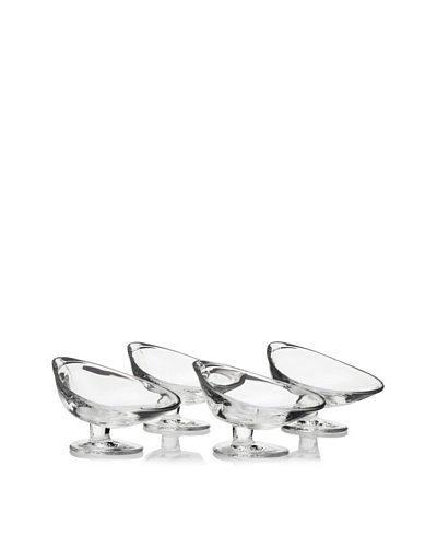 La Rochère Set of 4 Split Ice Cream Coupes, Clear, 6.5-Oz.