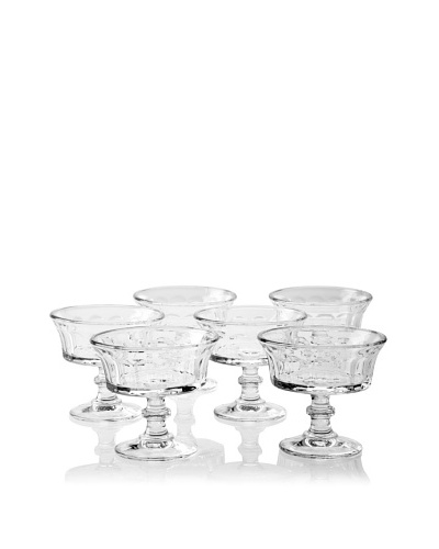 La Rochère Set of 6 Perigord Décor 7.5-Oz. Individual Compotes