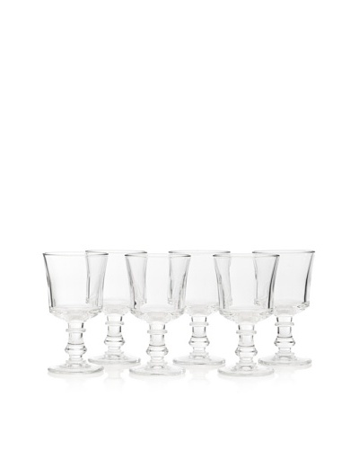 La Rochère Set of 6 Jacques Coeur Historic 8-Oz. Wine Glasses