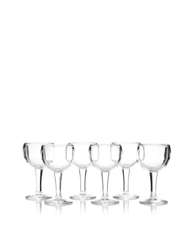 La Rochère Set of 6 Ballon Décor 8-Oz. Water Goblets