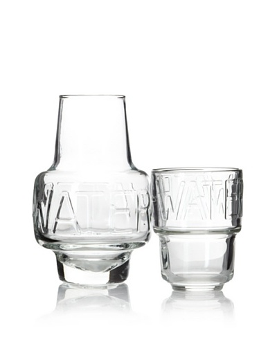 La Rochère Water Night Bottle Set, Clear