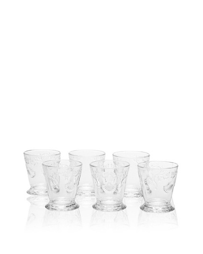 La Rochère Set of 6 Versailles Décor 8.5-Oz. Goblets