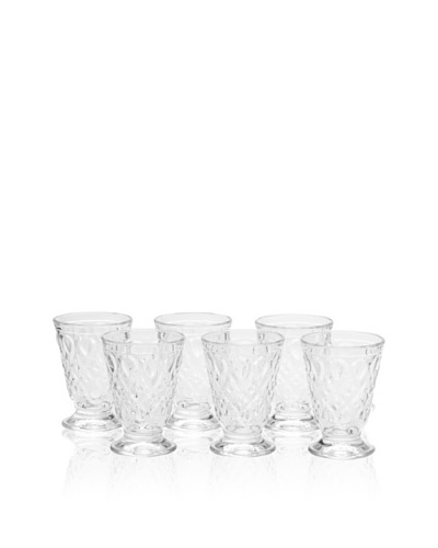 La Rochère Set of 6 Lyonnais Décor 7-Oz. Goblets