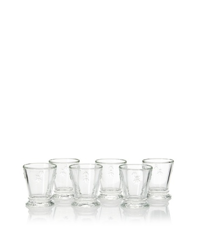 La Rochère Set of 6 Bee Shot Glass/Egg Cups