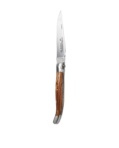 Laguiole en Aubrac Fleur De Lys Aubrac Wood Handle Folding Knife