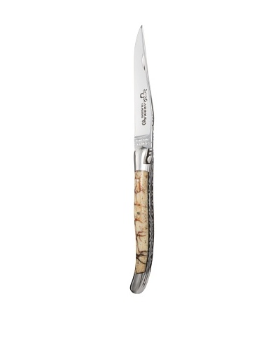 Laguiole en Aubrac Striped Coral Folding Knife - LIMITED EDITION