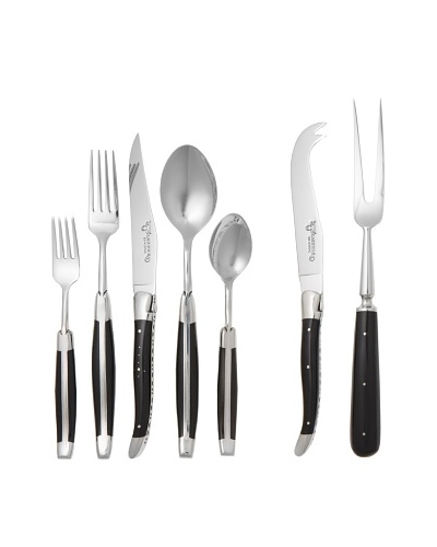 Laguiole en Aubrac 21-Piece Flatware Set, Buffalo Horn