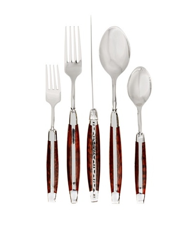 Laguiole en Aubrac 5-Piece Place Setting, Amourette Wood