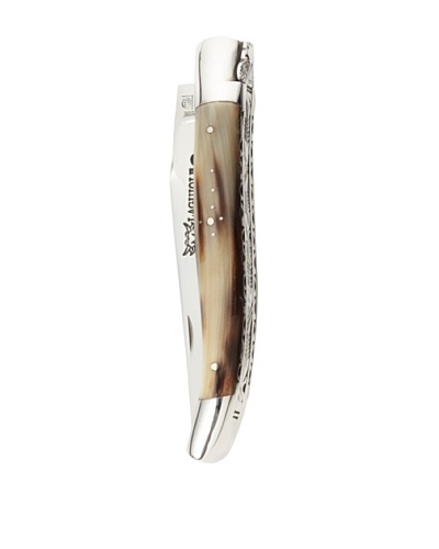 Laguiole en Aubrac Folding Knife, Solid Horn