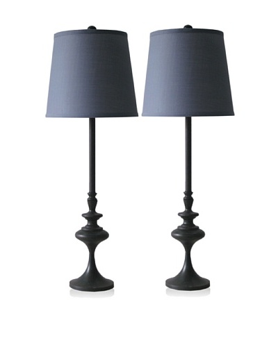Murray Feiss Set of 2 Buffet Lamps, Oil-Rubbed Bronze