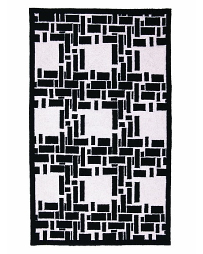 Trina Turk Bamboo Plaid Hook Rug