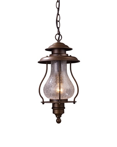 Landmark Wikshire 1-Light Outdoor Pendant, Coffee Bronze