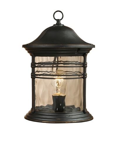 Landmark 08169-MBG Madison 1-Light Outdoor Post Light 16-Inch, Matte Black