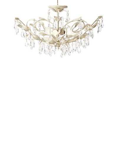 Laura Ashley Lavenham 3-Light Ceiling Light, Gilded Patina