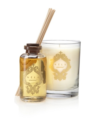 Xela Aroma Classic Vanilla Latte Diffuser/Candle set