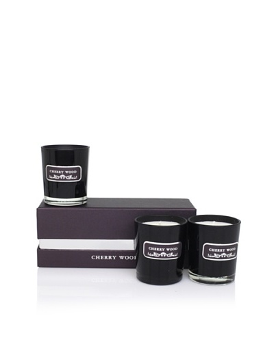 Modern Alchemy Cherry Wood 3-Piece Gift Set, 2.5 Ounce Candles