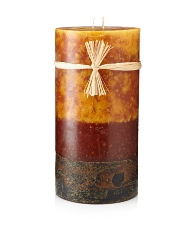 Stone Candles 12″ Triple Layer Color Pillar Candle