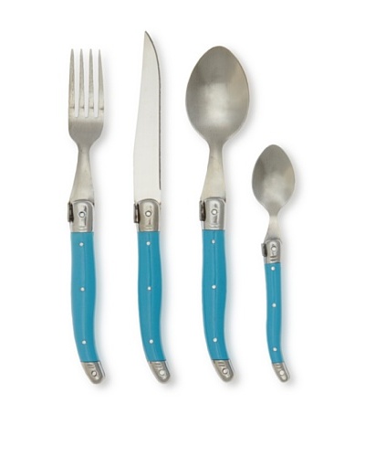 LeBrun 24-Piece Laguiole-Style Cutlery Set [Blue]