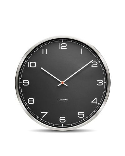 Leff Amsterdam Stainless Steel Arabic Clock
